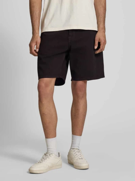 Zdjęcie produktu Szorty w kroju straight fit w stylu dżinsowym model 'Tyrell' Edwin Czarny
