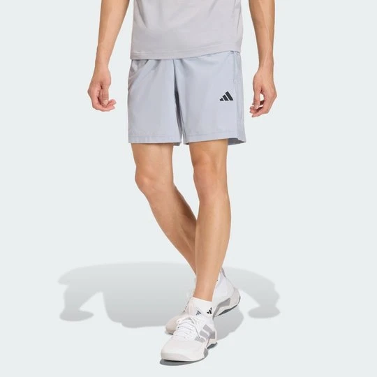 Zdjęcie produktu SZORTY WORKOUT ESSENTIALS BASE WOVEN Adidas Halo Silver
