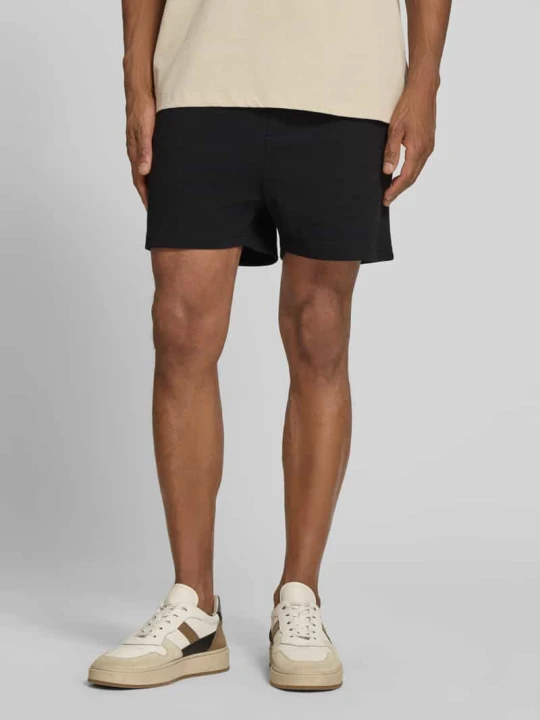Zdjęcie produktu Szorty z bawełnianej mieszanki o kroju regular fit model 'FILIP' Strellson Czarny