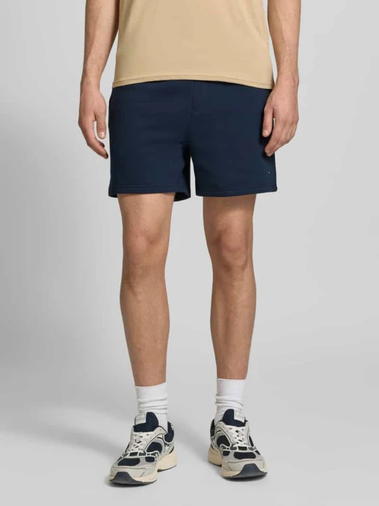 Zdjęcie produktu Szorty z bawełnianej mieszanki w kroju regular fit Tommy Jeans Granatowy