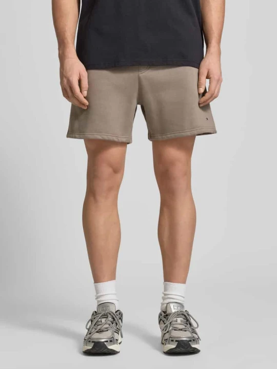 Zdjęcie produktu Szorty z bawełnianej mieszanki w kroju regular fit Tommy Jeans Jasnobrązowy