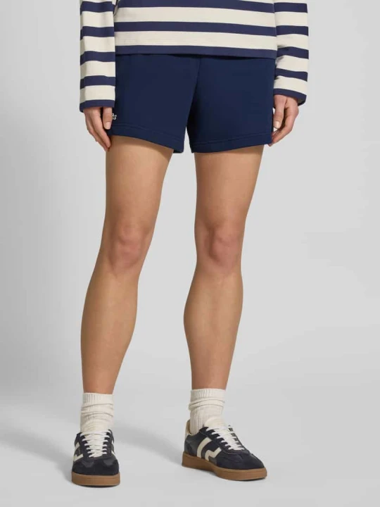 Zdjęcie produktu Szorty dresowe z czystej bawełny o kroju regular fit Lacoste Ciemnoniebieski