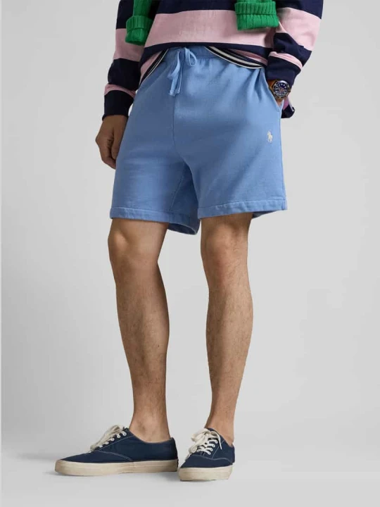 Zdjęcie produktu Szorty dresowe z czystej bawełny o kroju regular fit Polo Ralph Lauren Jasnoniebieski