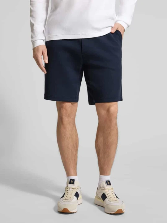 Zdjęcie produktu Szorty dresowe z mieszanki bawełny, krój regular fit Polo Ralph Lauren Granatowy