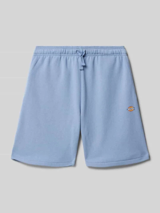 Zdjęcie produktu Szorty z dzianiny dresowej o kroju regular fit z nadrukiem z logo model ‘MAPLETON’ Dickies Błękitny