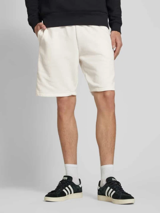 Zdjęcie produktu Szorty z dzianiny dresowej o kroju regular fit z tunelem model ‘MAPLETON’ Dickies Écru