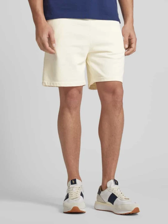 Zdjęcie produktu Szorty z dzianiny dresowej o kroju regular fit z tunelem Polo Ralph Lauren Beżowy