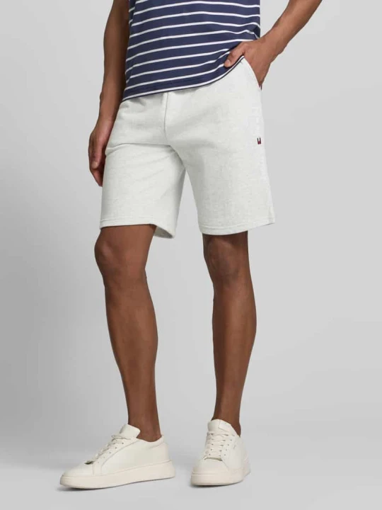 Zdjęcie produktu Szorty dresowe o kroju relaxed fit z mieszanki bawełny Tommy Hilfiger Jasnoszary