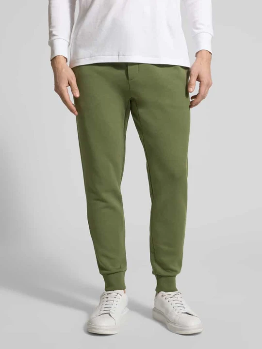 Zdjęcie produktu Szorty dresowe o kroju tapered z mieszanki bawełny Polo Ralph Lauren Oliwkowy