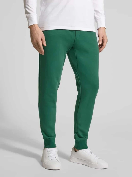 Zdjęcie produktu Szorty dresowe o kroju tapered z mieszanki bawełny Polo Ralph Lauren Ciemnozielony