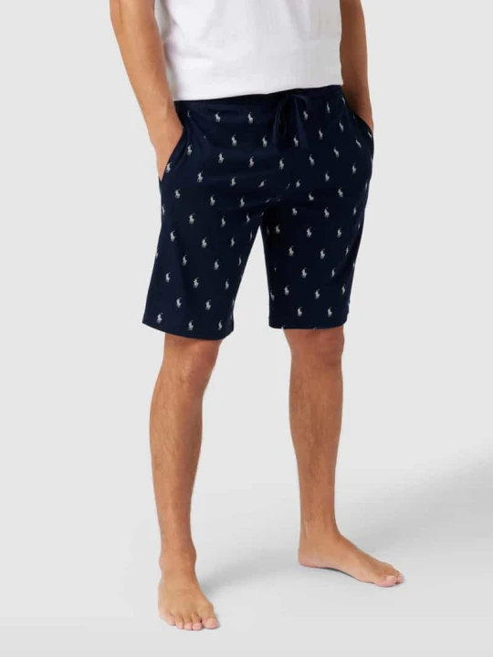 Zdjęcie produktu Szorty z dzianiny dresowej z bawełny Polo Ralph Lauren Ciemnoniebieski