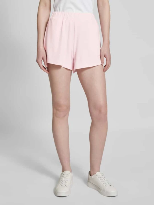 Zdjęcie produktu Szorty z dzianiny dresowej z elastycznym pasem model ‘LUCIA’ Guess Różowy