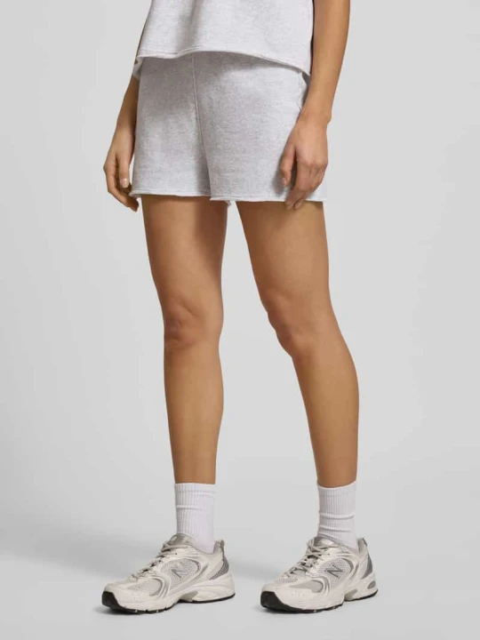 Zdjęcie produktu Szorty dresowe z elastycznym pasem Model 'TUBAY' American Vintage Jasnoszary melanż