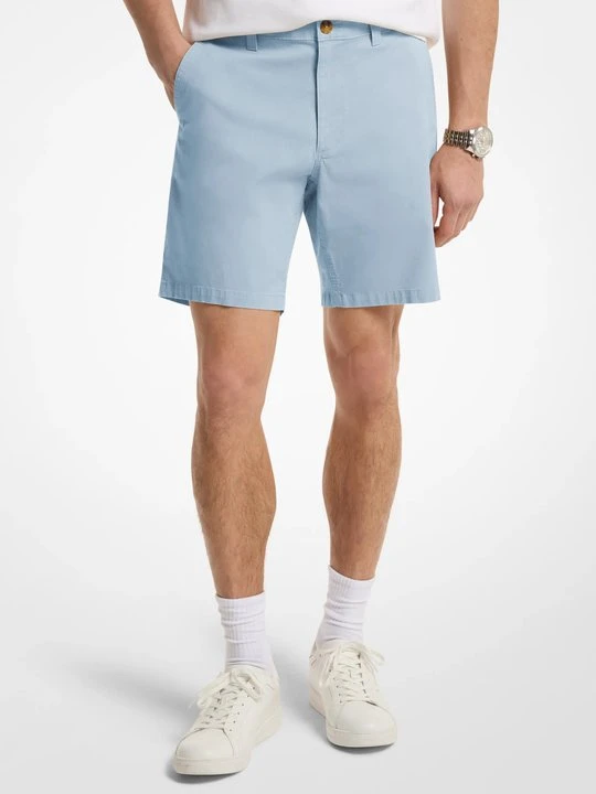 Zdjęcie produktu Szorty z elastycznej bawełny Michael Kors CHAMBRAY (Niebieski)