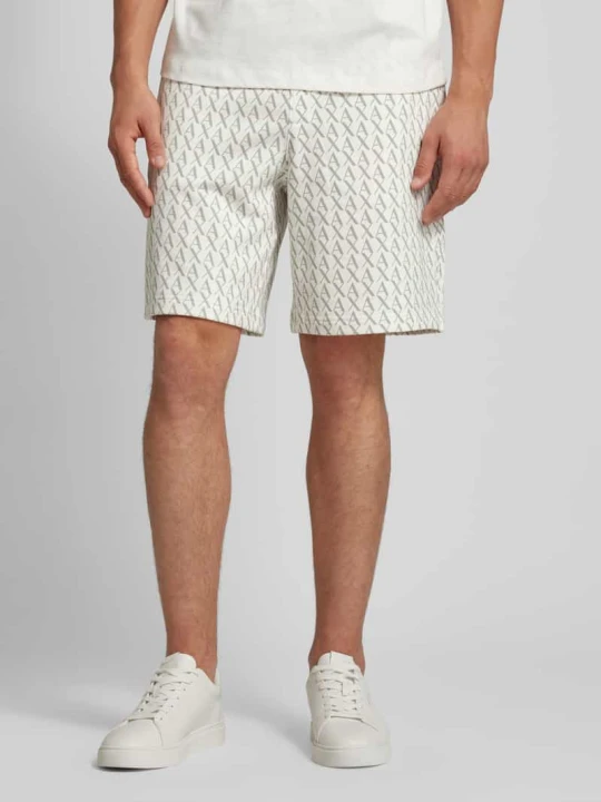 Zdjęcie produktu Szorty z elastycznym pasem Armani Exchange Biały