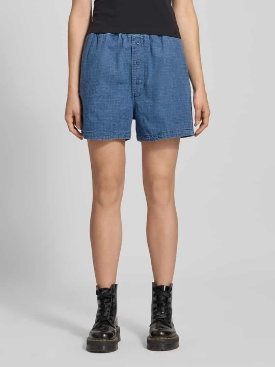 Zdjęcie produktu Szorty z elastycznym pasem G-Star Raw Jeansowy niebieski
