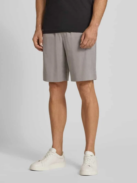 Zdjęcie produktu Szorty z elastycznym pasem i kieszeniami z tyłu Calvin Klein Kamienny