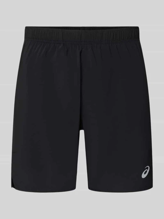 Zdjęcie produktu Szorty z elastycznym pasem i logo Asics Czarny