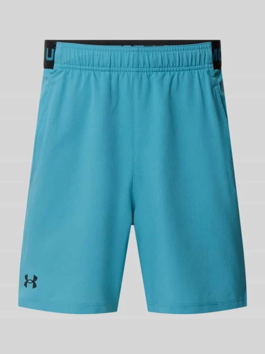 Zdjęcie produktu szorty z elastycznym pasem i logo Under Armour Petrol