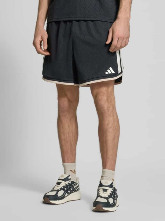 Zdjęcie produktu Szorty z elastycznym pasem i trokiem Adidas Czarny