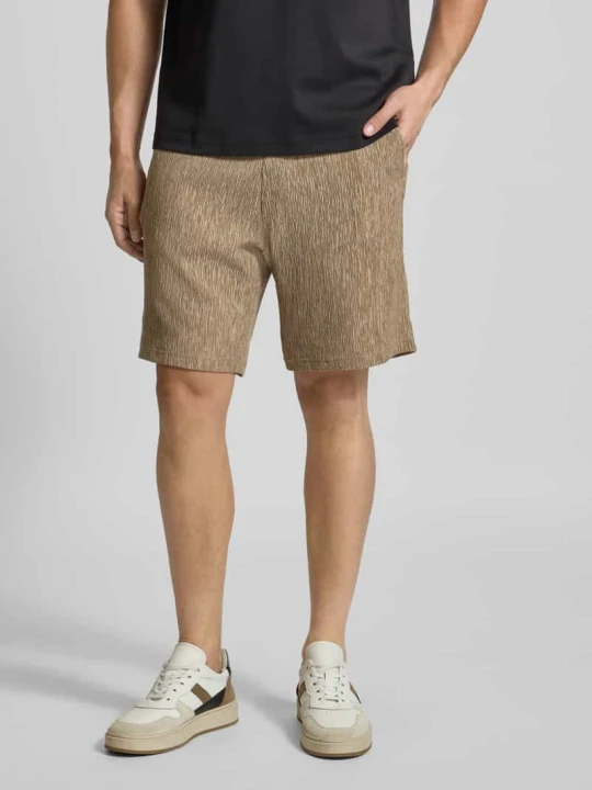Zdjęcie produktu Szorty dresowe z elastycznym pasem Jake*s Beżowy