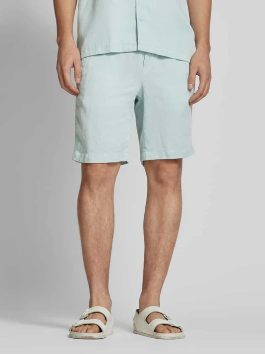 Zdjęcie produktu Szorty z elastycznym pasem model ‘Kaji’ Strellson Jeansowy niebieski