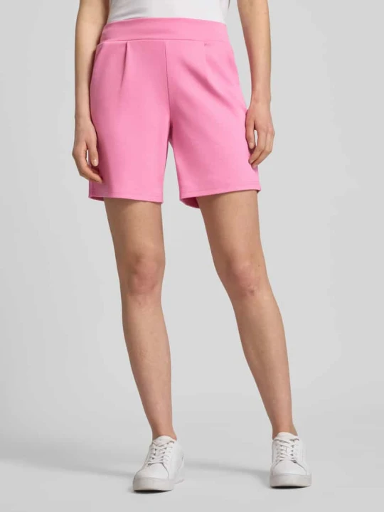Zdjęcie produktu Szorty z elastycznym pasem model 'Kate' Ichi Różowawy