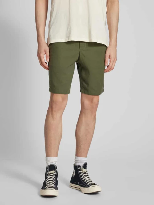 Zdjęcie produktu Szorty z elastycznym pasem model ‘LINUS’ Only & Sons Oliwkowy