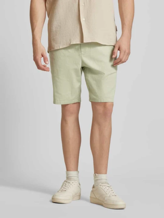 Zdjęcie produktu Szorty z elastycznym pasem model ‘LINUS’ Only & Sons Jasnozielony