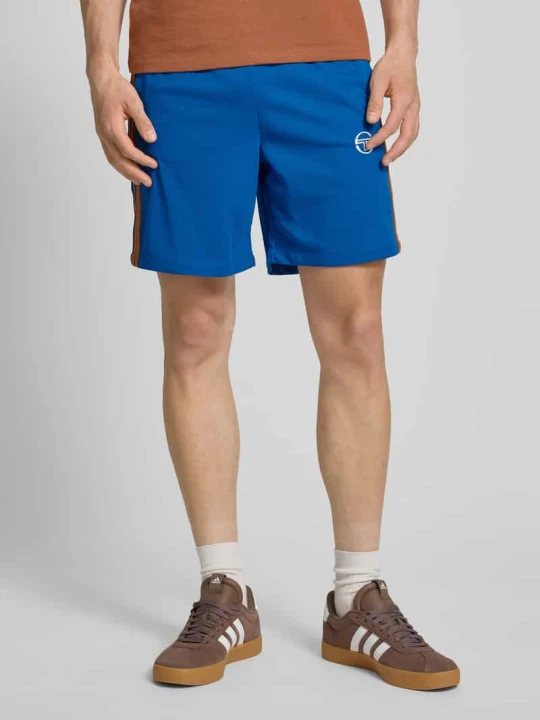Zdjęcie produktu Szorty z elastycznym pasem model ‘PIETRAPERTOSAA’ Sergio Tacchini Królewski niebieski