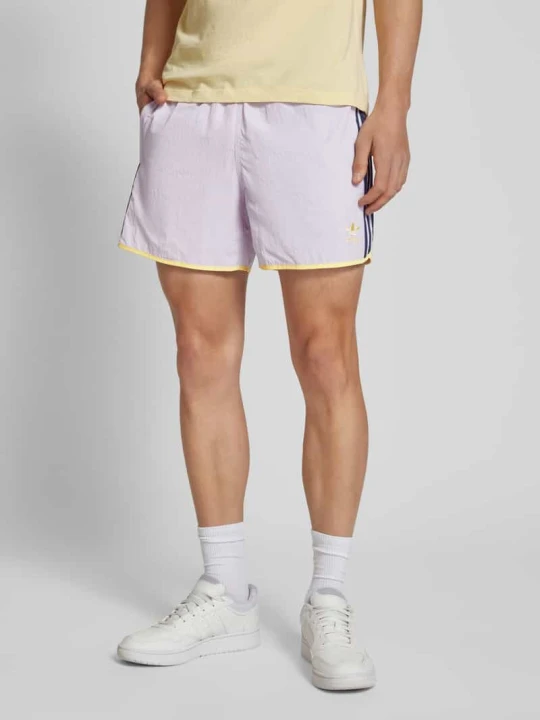 Zdjęcie produktu Szorty z elastycznym pasem model ‘SPRINTER’ adidas Originals Jasnofioletowy