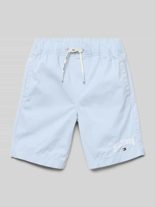 Zdjęcie produktu Szorty z elastycznym pasem Tommy Hilfiger Błękitny