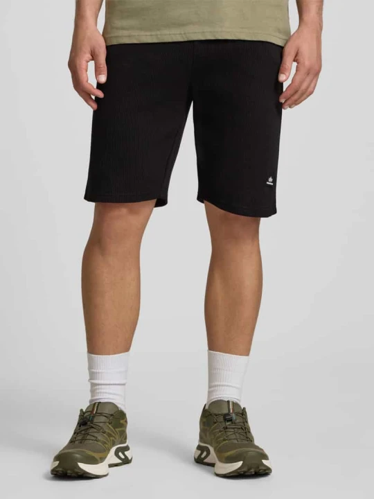 Zdjęcie produktu Szorty dresowe w kroju regular fit z czystej bawełny Alpha Industries Czarny