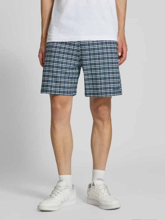 Zdjęcie produktu Szorty z fakturowanym wzorem model 'Kander' Carhartt WIP Petrol