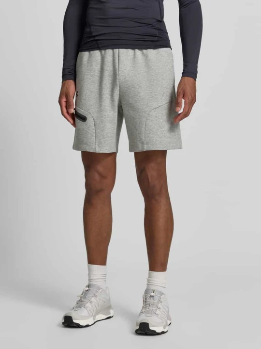 Zdjęcie produktu szorty z kieszenią zapinaną na zamek błyskawiczny Under Armour Jasnoszary