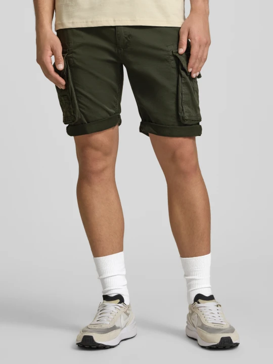 Zdjęcie produktu Szorty z kieszeniami cargo model 'CREW SHORT' Alpha Industries Antracytowy