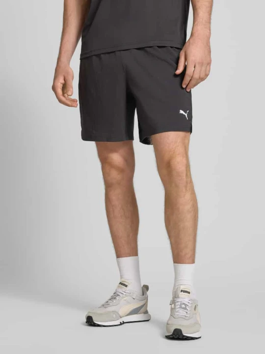 Zdjęcie produktu Szorty z logo i elastycznym pasem Puma Czarny