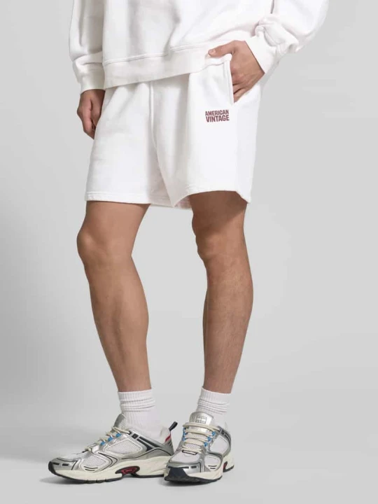 Zdjęcie produktu Szorty z logo model 'PLIZZY' American Vintage Antracytowy