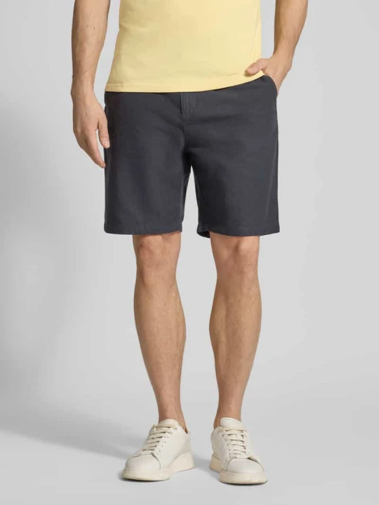 Zdjęcie produktu Szorty z Mieszanka bawełny i lnu Model 'FAVE' Scotch & Soda Czarny