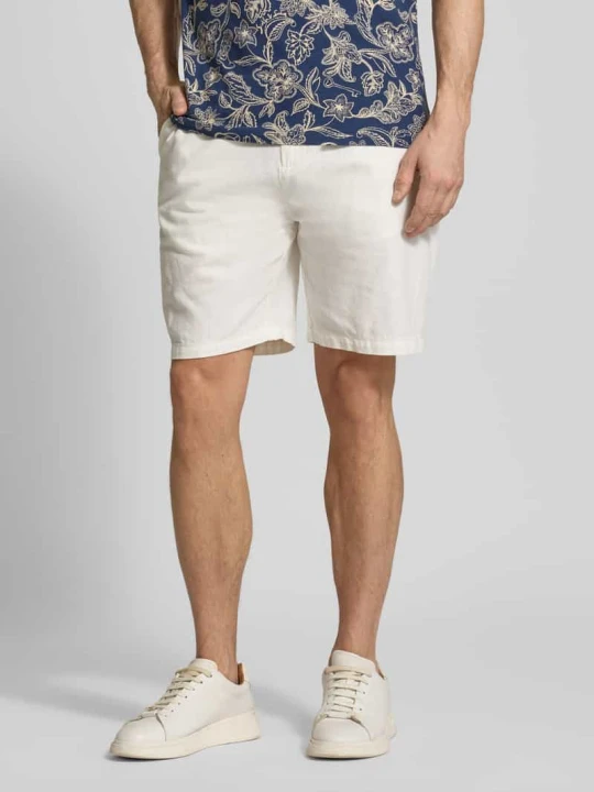 Zdjęcie produktu Szorty z Mieszanka bawełny i lnu Model 'FAVE' Scotch & Soda Złamany biały