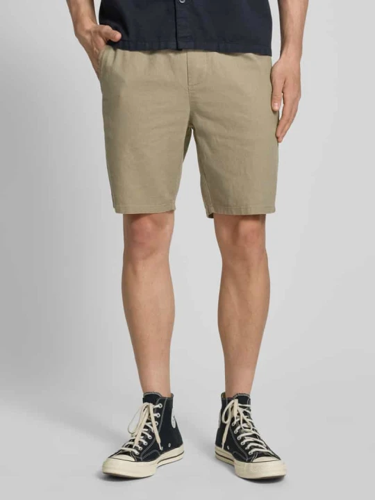 Zdjęcie produktu Szorty z mieszanki bawełny i lnu model ‘LINUS’ Only & Sons