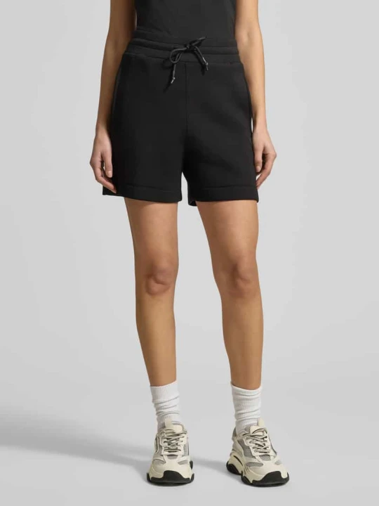 Zdjęcie produktu Szorty z mieszanki wiskozy o kroju regular fit Guess Czarny