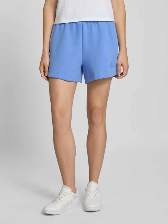 Zdjęcie produktu Szorty z nadrukiem z logo i elastycznym pasem Adidas Niebieski