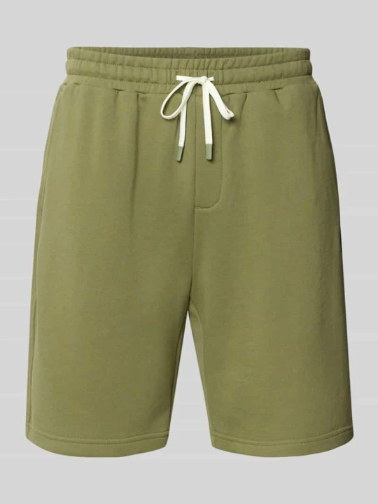 Zdjęcie produktu Szorty z naszywką z logo i elastycznym pasem Scotch & Soda Trawiasty zielony