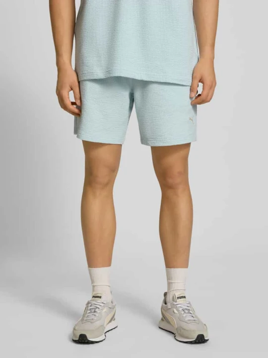 Zdjęcie produktu Szorty z przeszyciem z logo Puma Jasnoniebieski