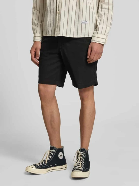 Zdjęcie produktu Szorty z tunelem model 'JAIDEN' Jack&Jones Czarny