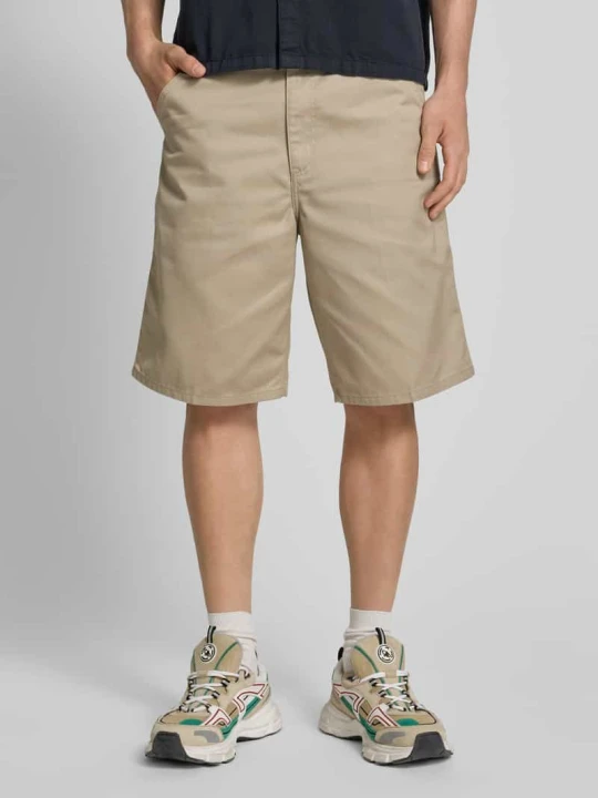 Zdjęcie produktu Szorty z wpuszczanymi kieszeniami model ‘SIMPLE’ Carhartt WIP Beżowy