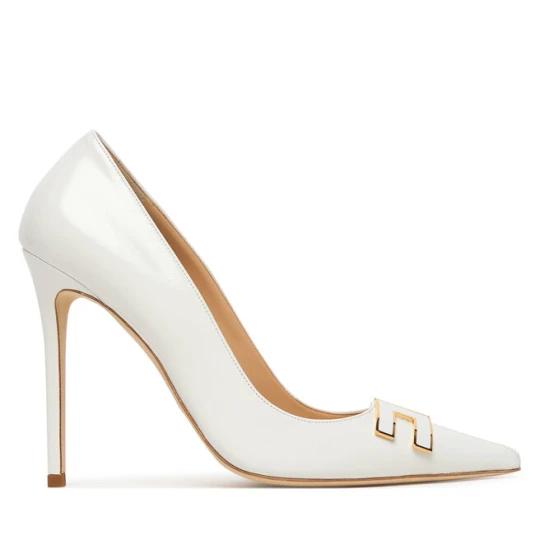 Zdjęcie produktu Szpilki Elisabetta Franchi SA14B61E2 Biały