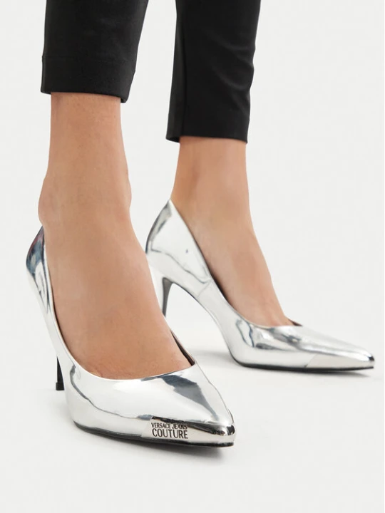 Zdjęcie produktu Szpilki Versace Jeans Couture 80VA3S50 ZS406 900 Srebrny
