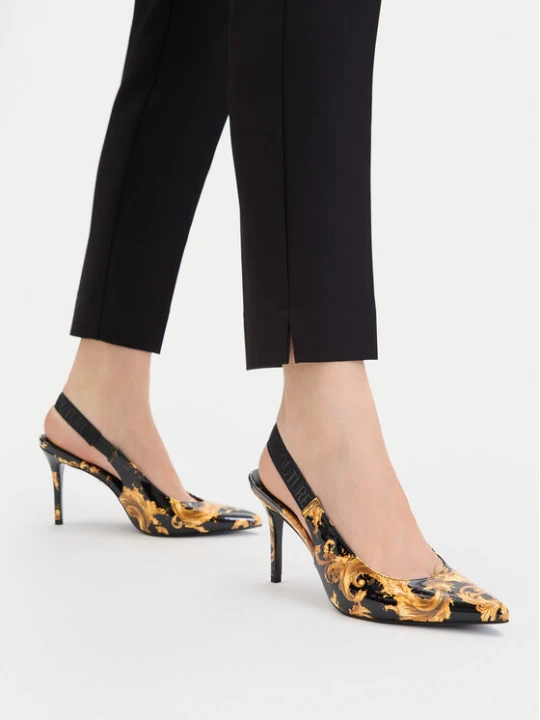 Zdjęcie produktu Szpilki Versace Jeans Couture 80VA3S52 ZS366 G89 Czarny